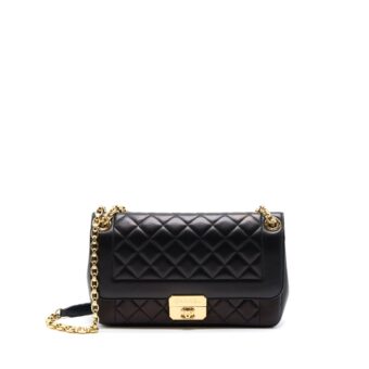 Chanel Seasonal Flap Bag Lambskin Black GHW
