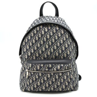 Dior Rider Backpack Beige And Black Dior Oblique Jacquard
