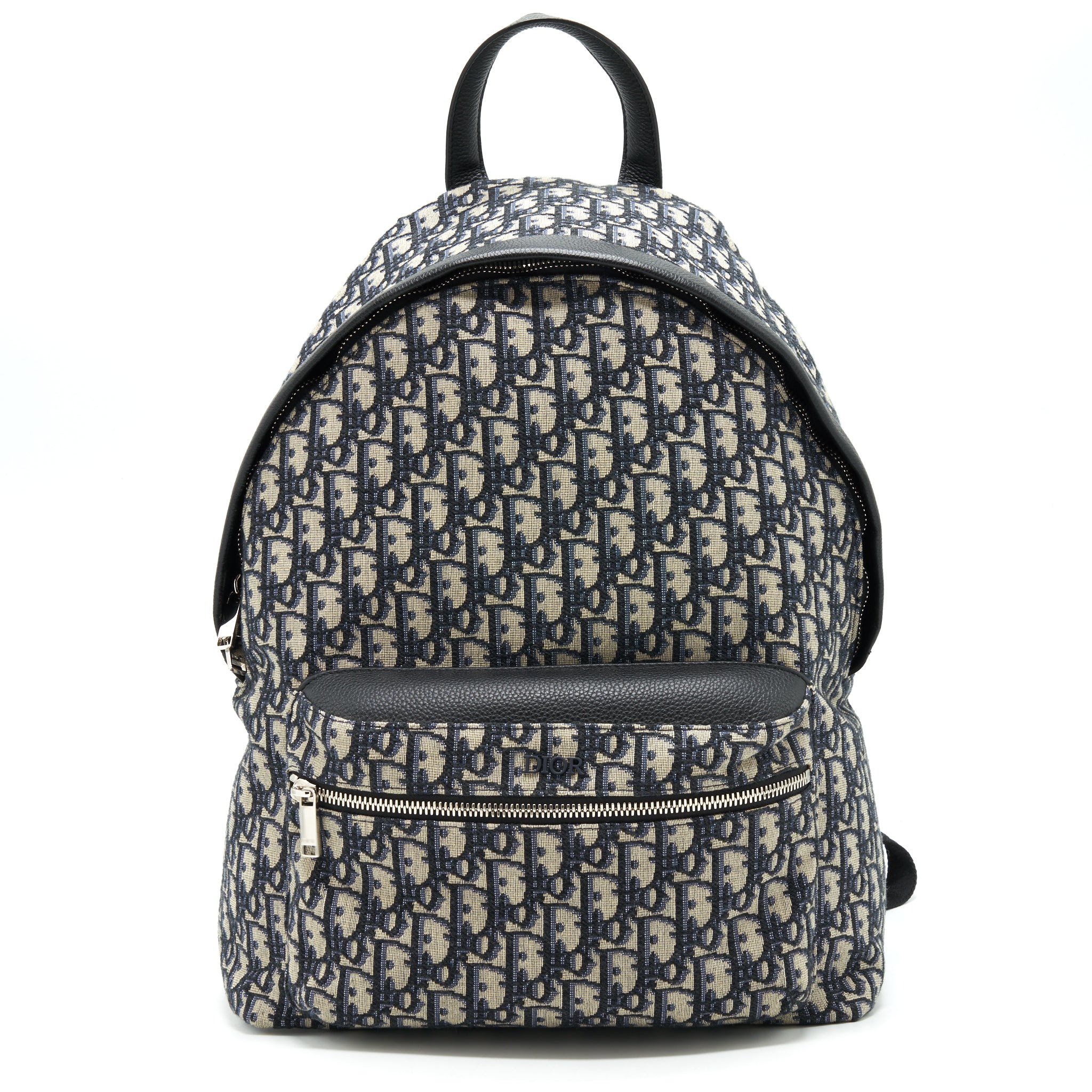 Dior Rider Backpack Beige And Black Dior Oblique Jacquard