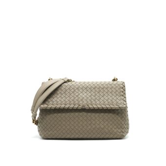 Bottega Veneta Large Olympia Bag Grey