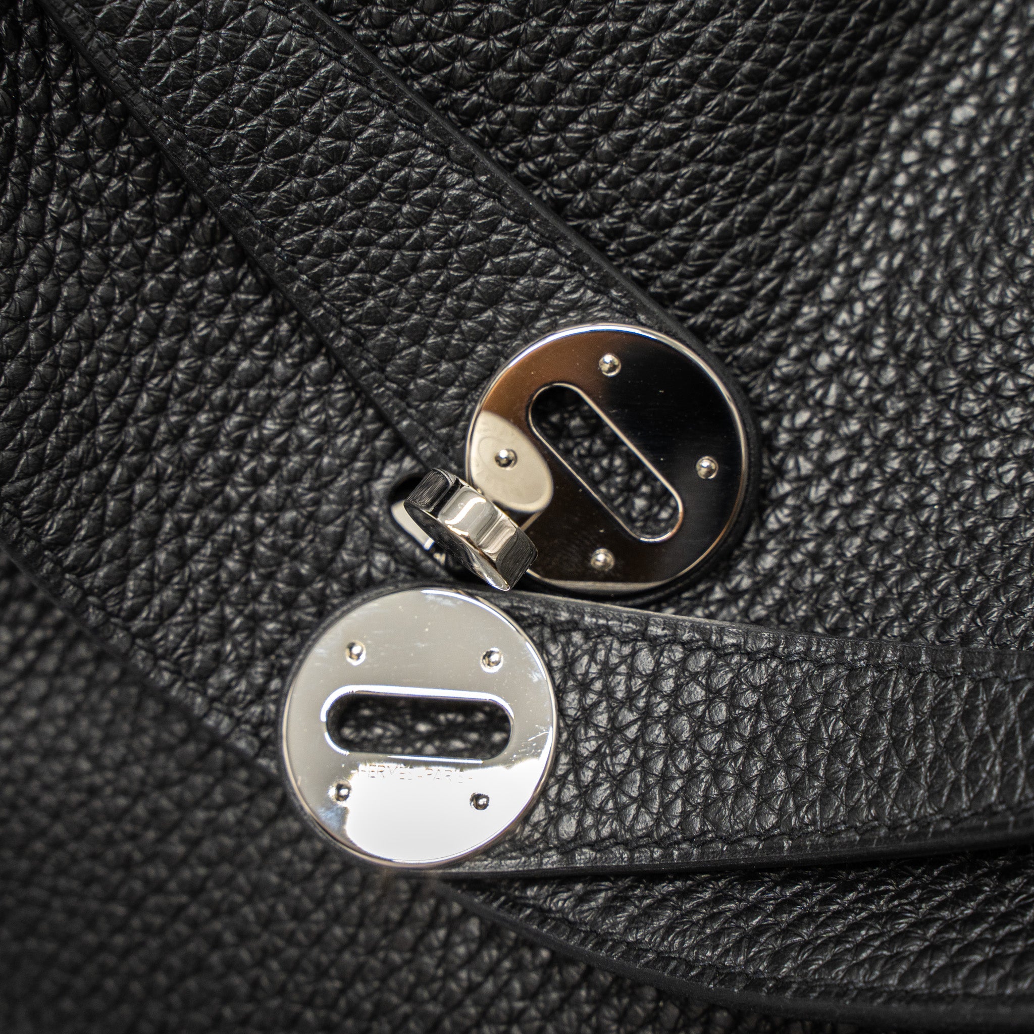 Hermes Lindy 30 Clemence Black SHW Stamp C - Image 8