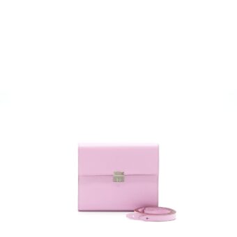 Hermes Clic 16 Wallet Mysore X9 Mauve Sylvestre SHW Stamp U