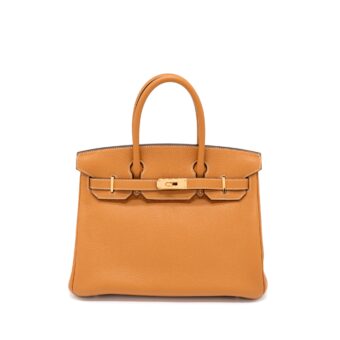 Hermes Birkin 30 Novillo 1H Toffee GHW Stamp D