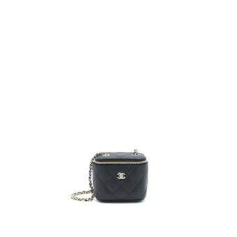 Chanel Mini Vanity Caviar In Black LGHW