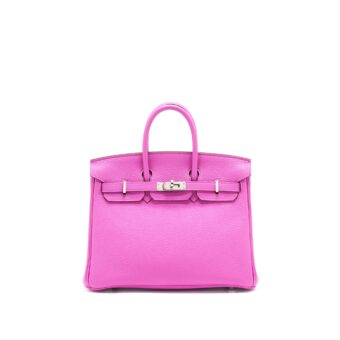 Hermes Birkin 25 Magnolia With SHW Stamp C