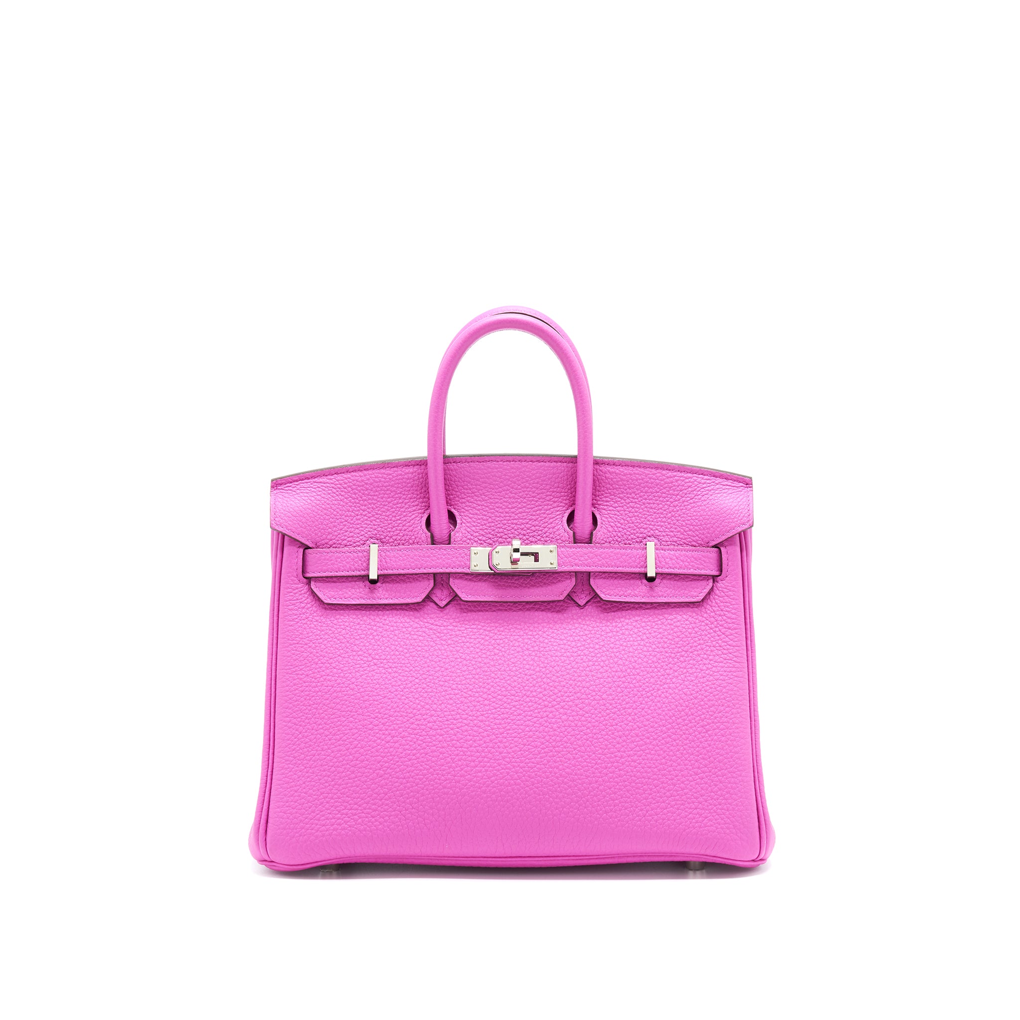 Hermes Birkin 25 Magnolia With SHW Stamp C