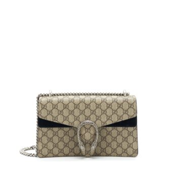 Gucci Dionysus GG Shoulder Bag GG Supreme Canvas / Black SHW