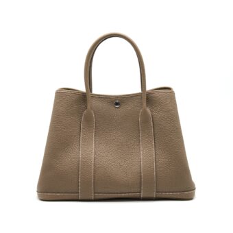 Hermes Garden Party 36 Etoupe SHW Stamp Y