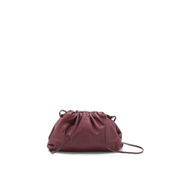 Bottega Veneta The Mini Pouch Dark Red