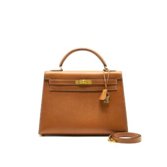 Hermes Kelly 32 Gold with GHW Epsom