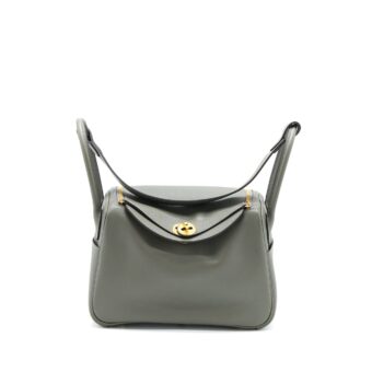 Hermes Lindy 26 Evercolor 0L Gris Meyer GHW Stamp U