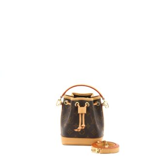 Louis Vuitton Nano Noe Monogram Canvas GHW