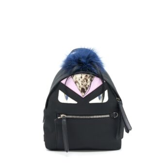 Fendi Mini Monster Backpack Black/ Multicolour SHW