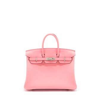 Hermes Birkin 25 Swift K4 Rose Ete SHW Stamp Y