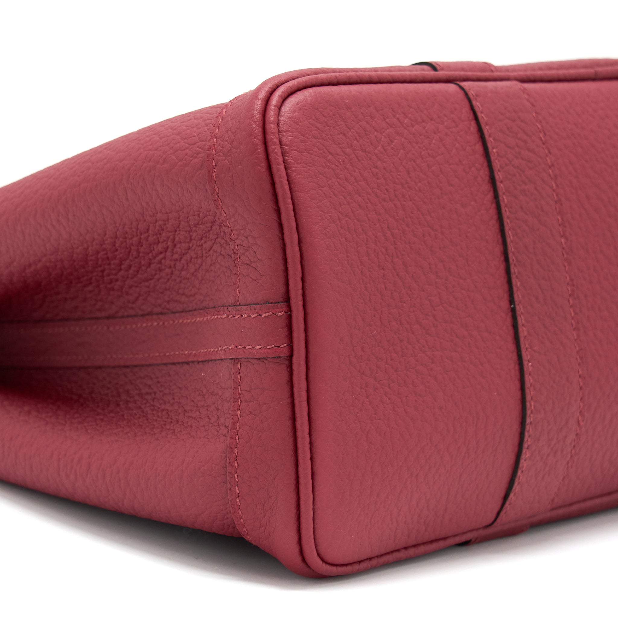Hermes Garden Party 30 Country K1 Rouge Grenat SHW Stamp Z - Image 9