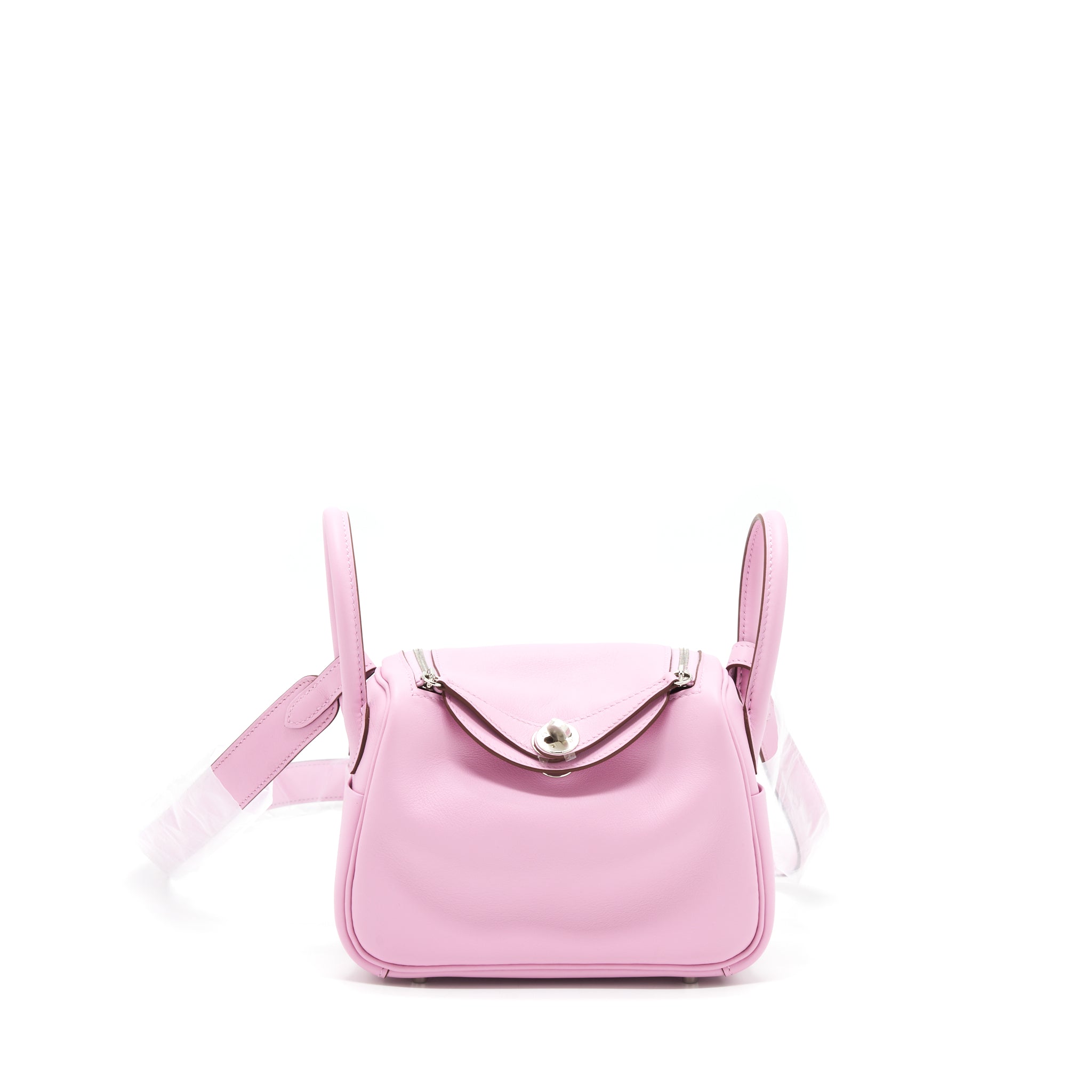 Hermes Mini Lindy Swift X9 Mauve Sylvestre SHW Stamp U