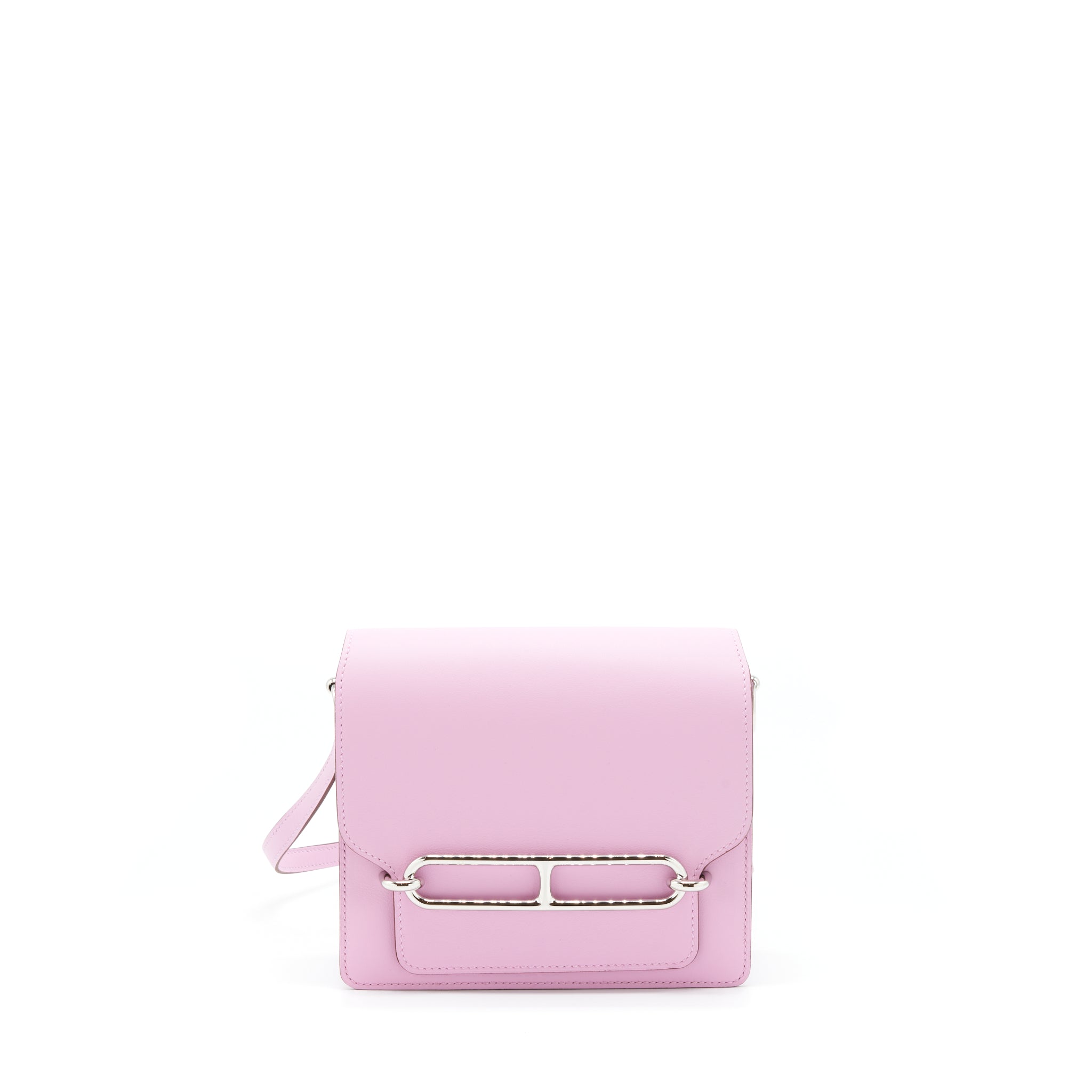 Hermes Mini Roulis Swift Mauve Sylvestre SHW Stamp U