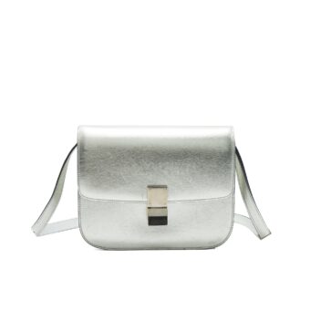 Celine Medium Classic Bag Silver with SHW