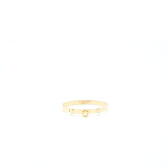 Hermes Size ST Collier De Chien Bracelet Small Model Gold Tone