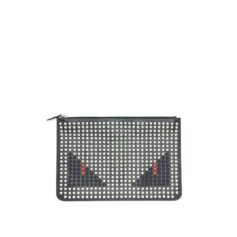 Fendi Studded Unisex Monster Clutch