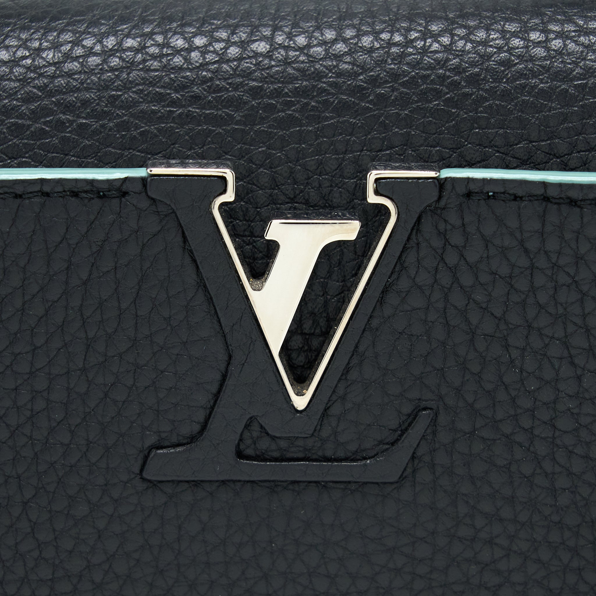 Louis Vuitton Capucines BB Taurillon Black/ Blue SHW - Image 7