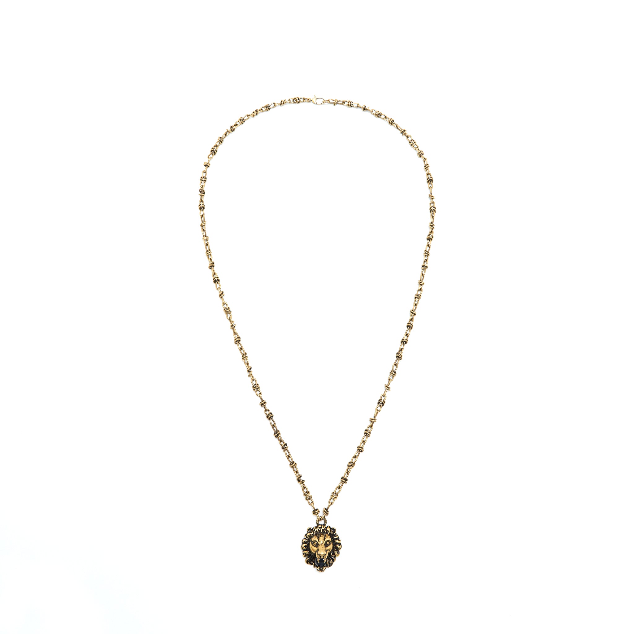 Gucci Lion Long Necklace (large Version)