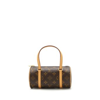 Louis Vuitton Vintage Papillon Mini 19 cm Monogram Canvas GHW