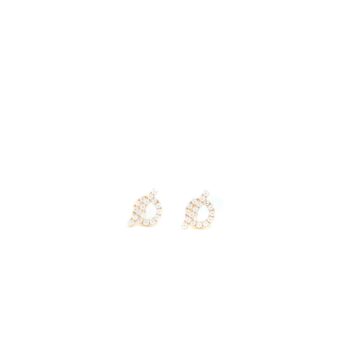 Hermes Finesse Earrings Rose Gold Diamonds