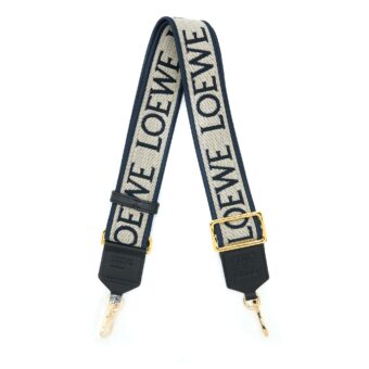 Loewe Anagram Strap Calfskin Jacquard Navy/Black GHW