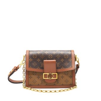 Louis Vuitton Dauphine Flap Bag Reverse Monogram