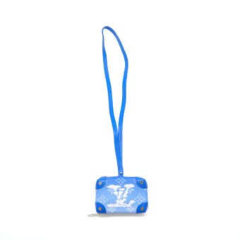 LOUIS VUITTON Monogram Clouds Card Holder With Strap