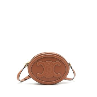 Celine Oval Bag Cuir Triumphed Calfskin Tan GHW