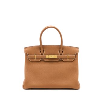 Hermes Birkin 30 Togo Gold GHW Stamp T