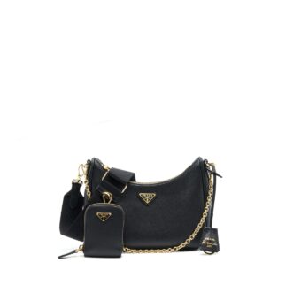 PRADA Re-edition Saffiano Leather in Black