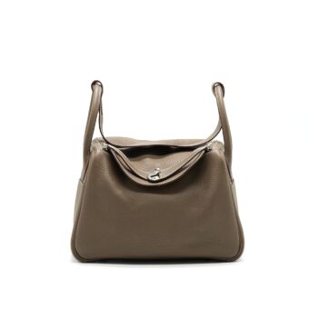 Hermes Lindy 30 Etoupe SHW Stamp T