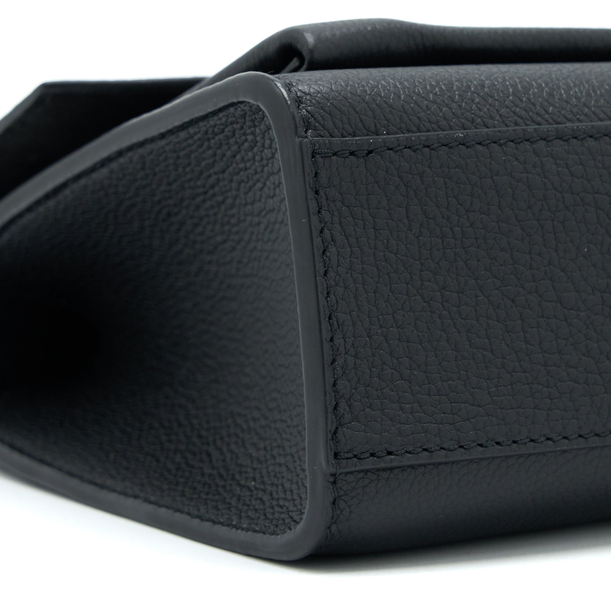 Louis Vuitton Mylockme Satchel Chain Bag Calfskin Black SHW - Image 10