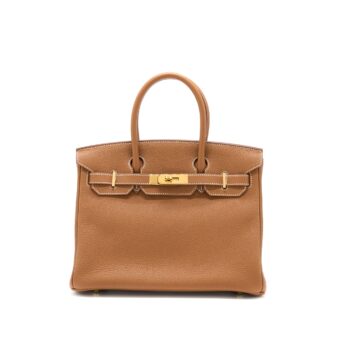 Hermes Birkin 30 Togo Gold GHW Stamp X