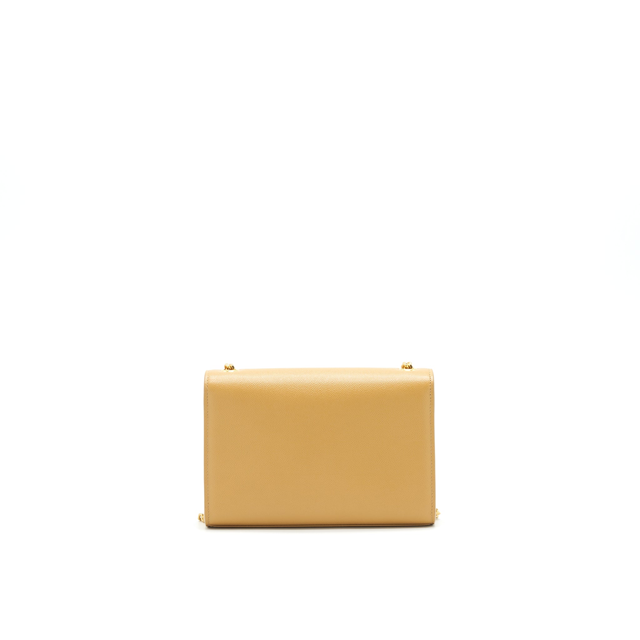 Saint Laurent Small kate Crossbody Bag Beige GHW - Image 2