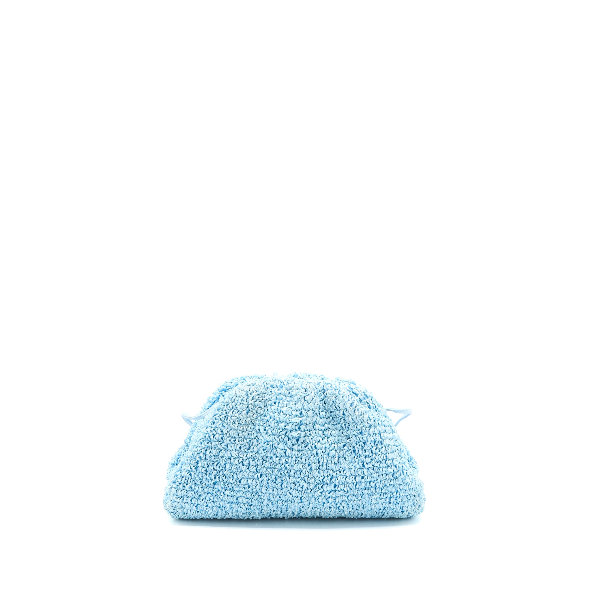 Bottega Veneta Mini Pouch Raffia/Leather Bubble SHW - Image 2