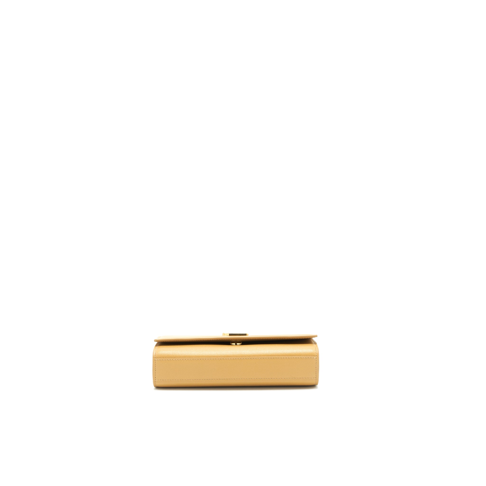 Saint Laurent Small kate Crossbody Bag Beige GHW - Image 5