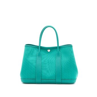 Hermes Garden Party 30 Canvas/Negonda Green SHW Stamp D
