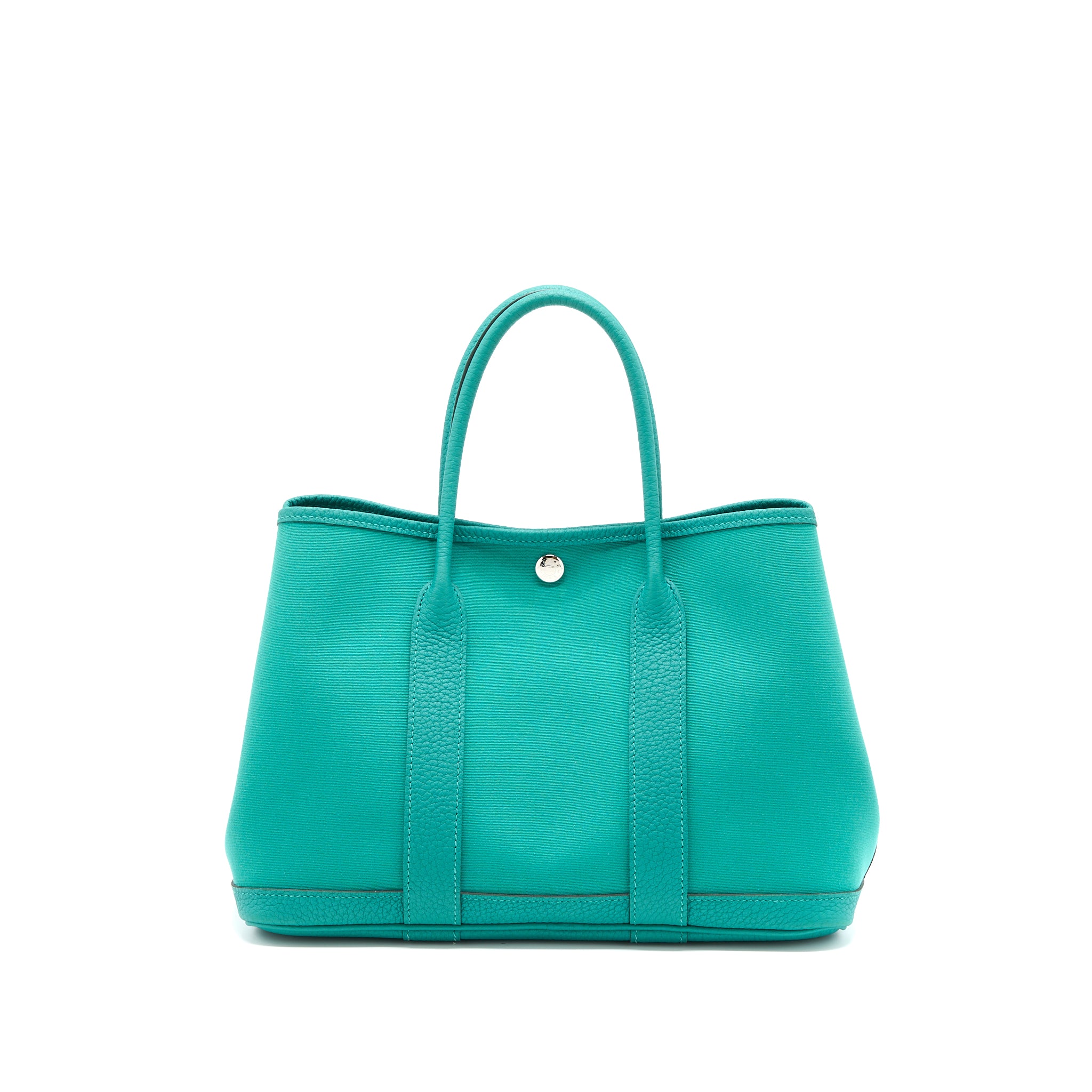 Hermes Garden Party 30 Canvas/Negonda Green SHW Stamp D