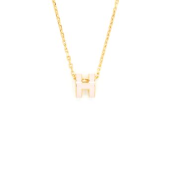 Hermes Mini Pop H Pedant Rose Dragee GHW