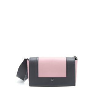 Celine Frame Shoulder Bag light Purple/ Dark Grey