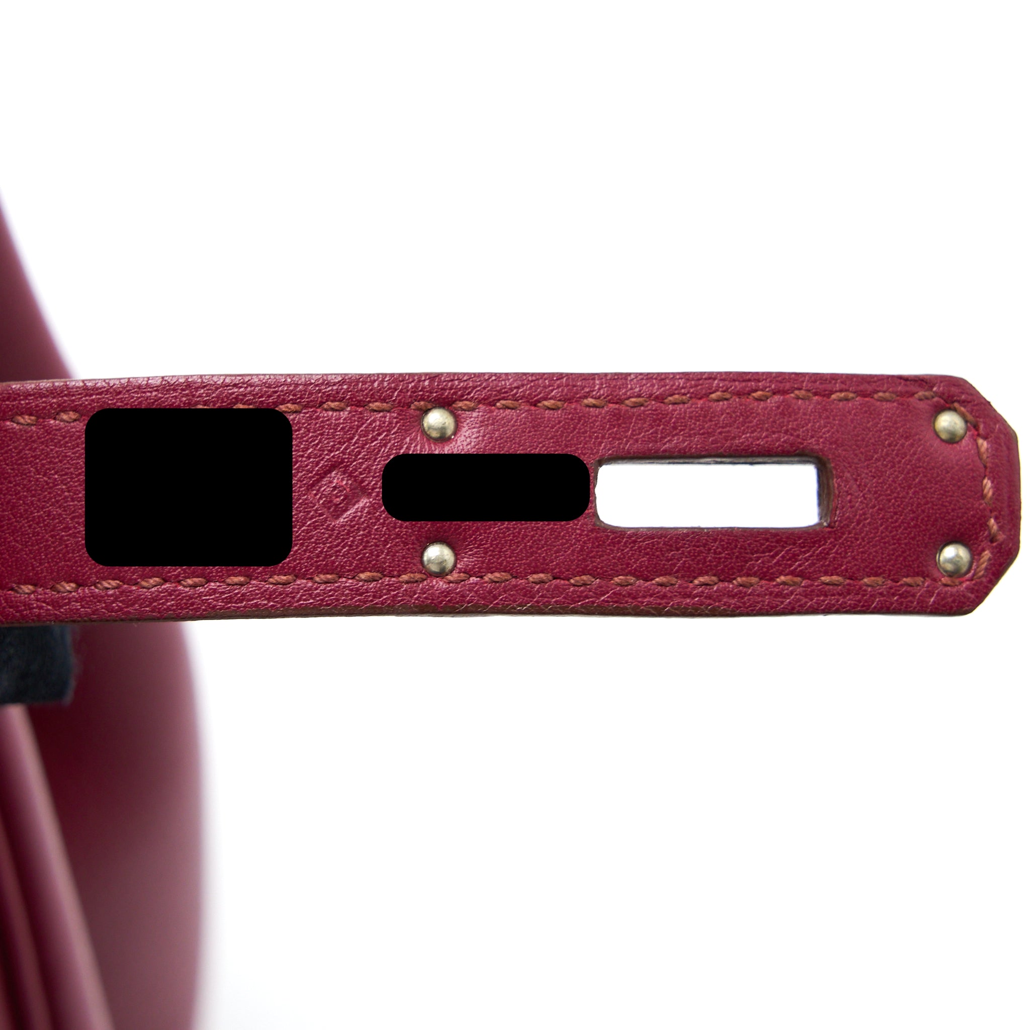 Hermes Birkin 35 Swift Rubis SHW Stamp Square O - Image 16
