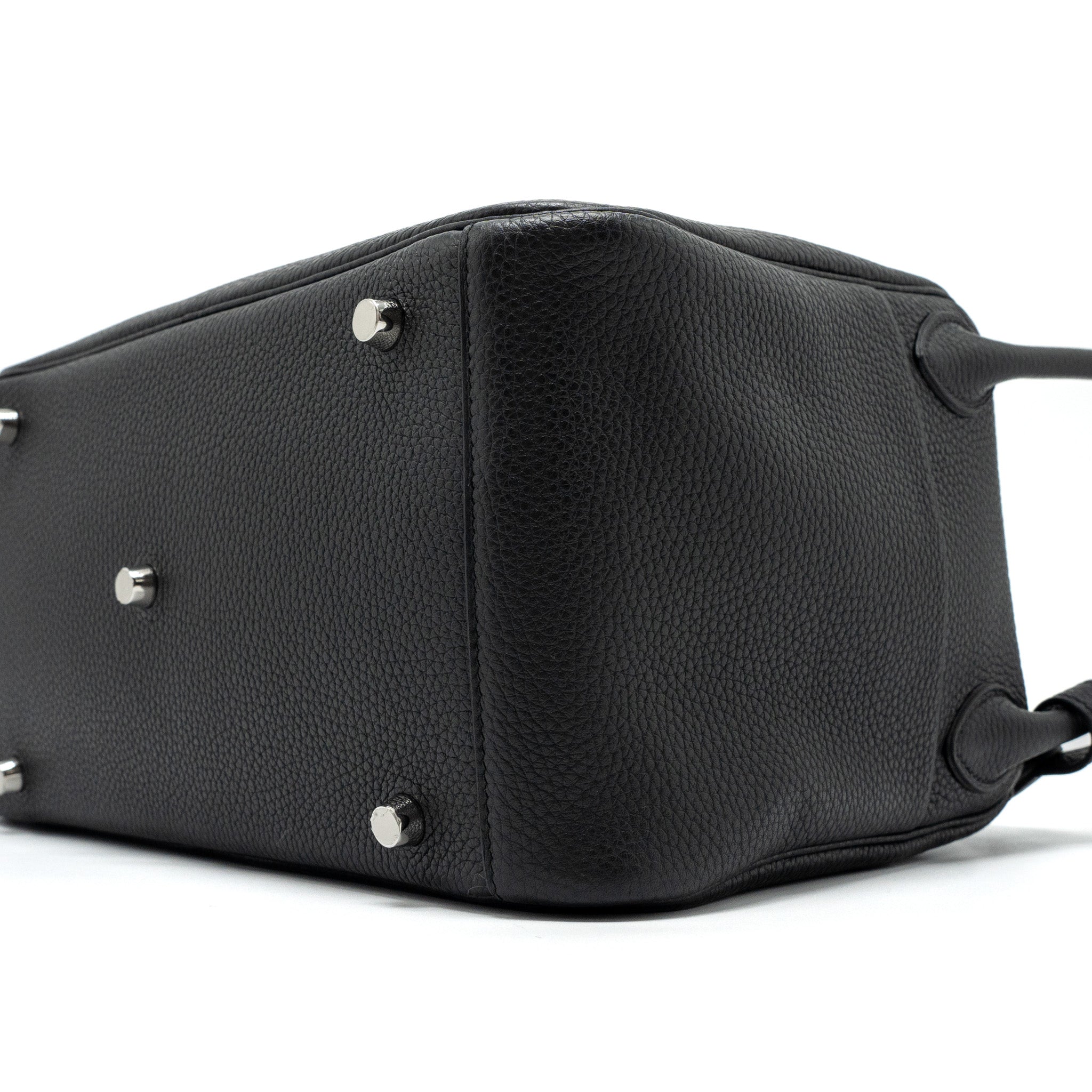 Hermes Lindy 30 Clemence Black SHW Stamp C - Image 13