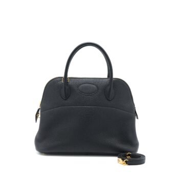Hermes Bolide 31 Clemence Black GHW Stamp Y
