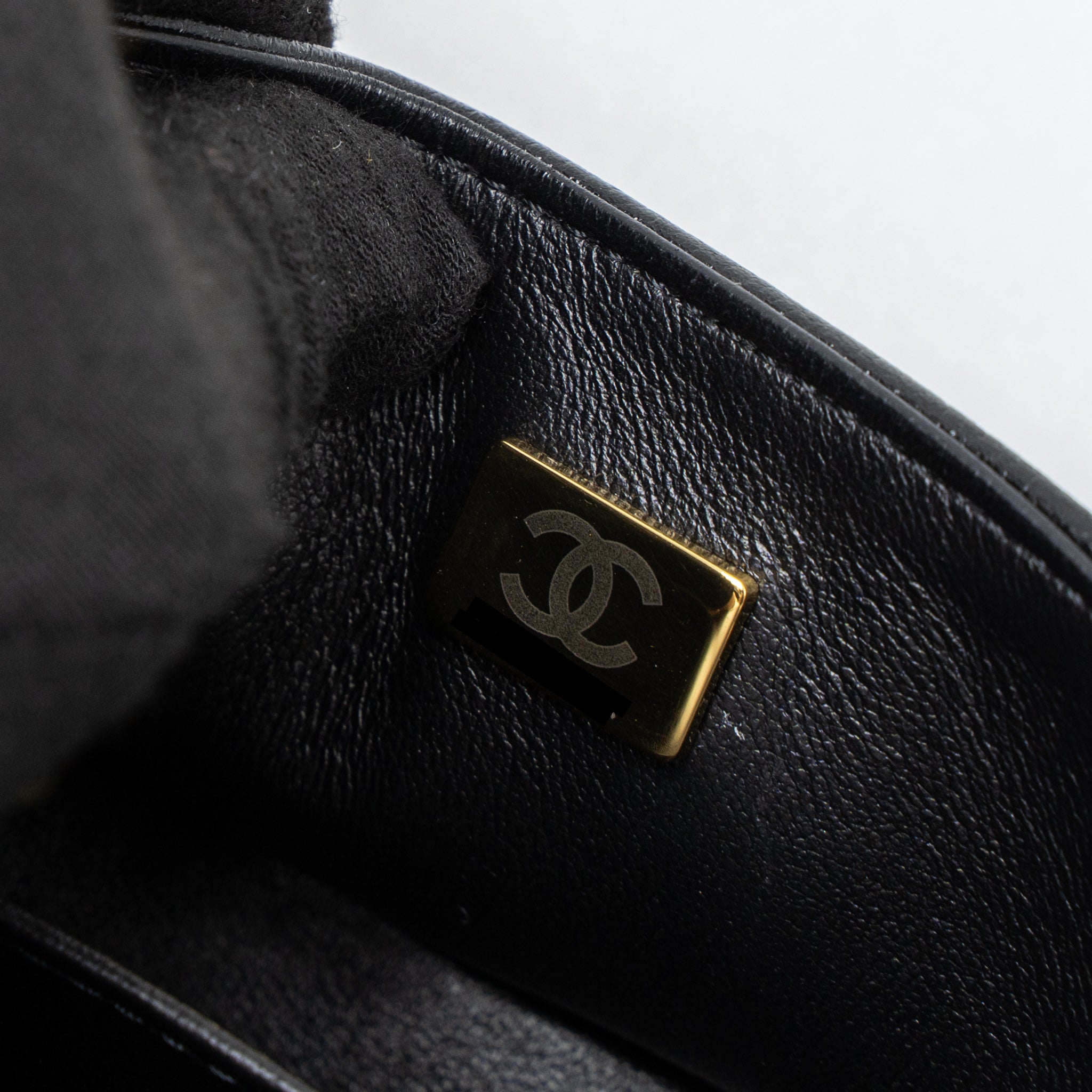 Chanel Super Mini Boy Bag Caviar Black Brushed GHW (Microchip) - Image 13