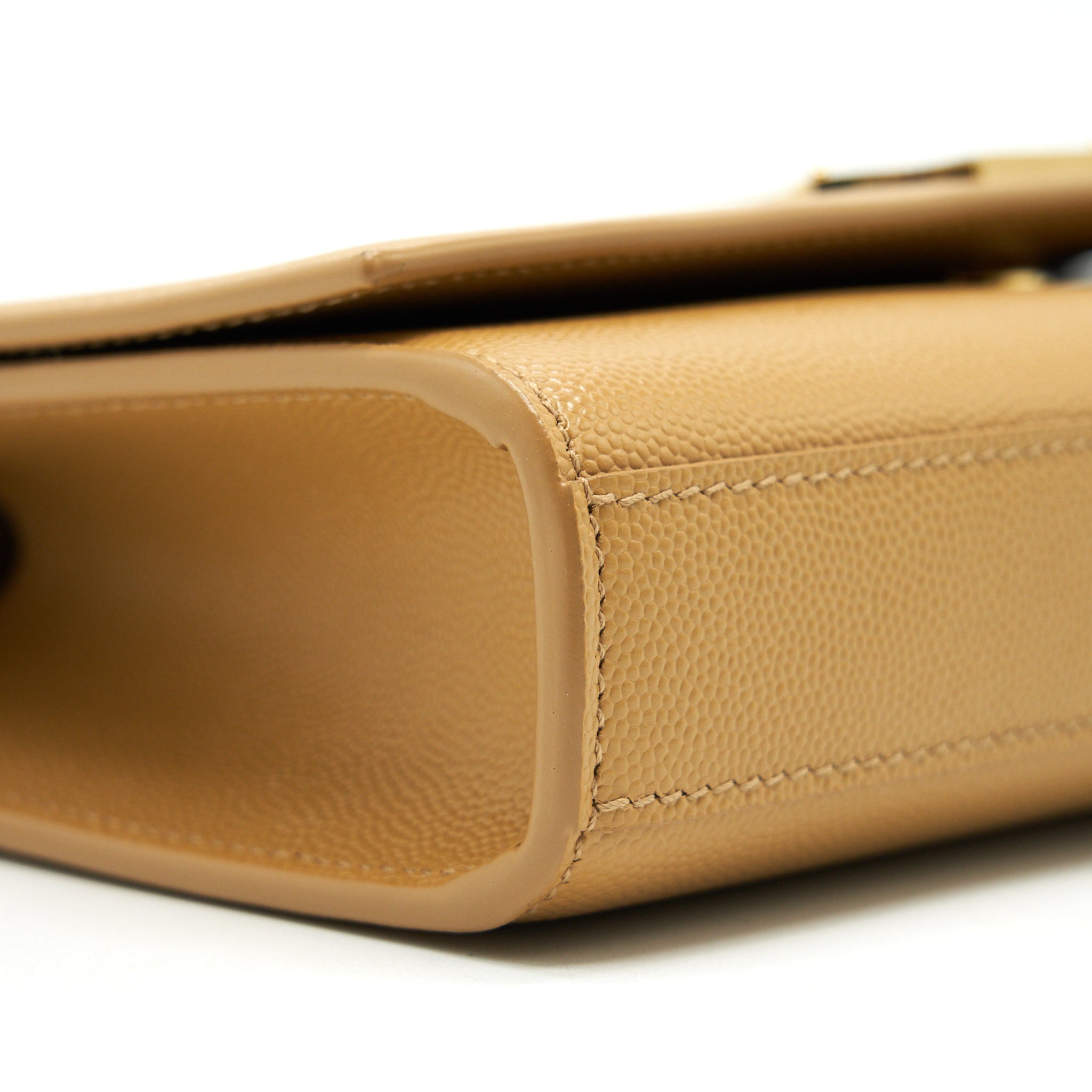 Saint Laurent Small kate Crossbody Bag Beige GHW - Image 8