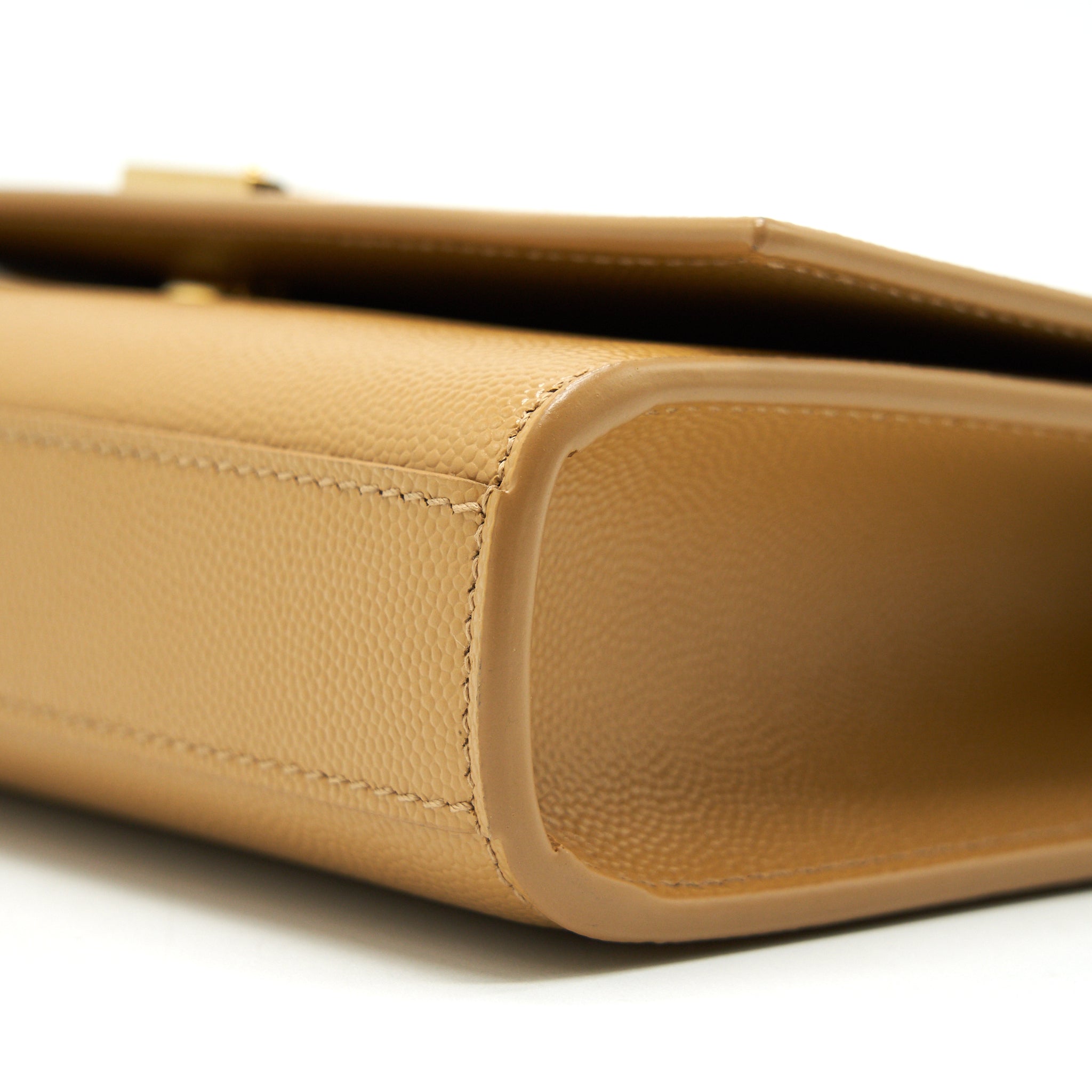 Saint Laurent Small kate Crossbody Bag Beige GHW - Image 9